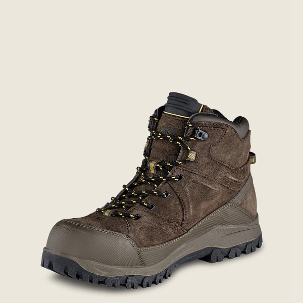 Vandrestøvler Herre - Red Wing Trbo - 5-Inch Waterproof Safety Toe - Mørkebrune - FIELPU-478